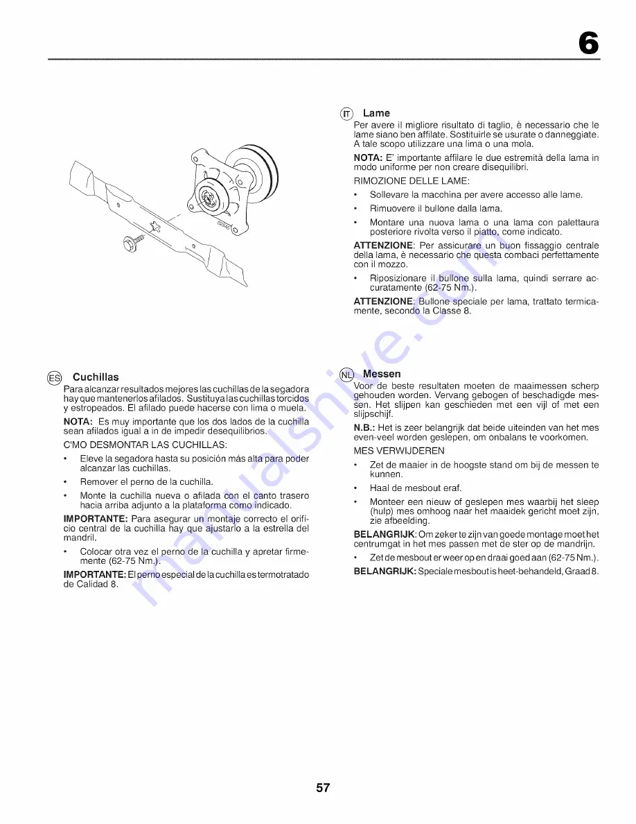 Craftsman 25369 Instruction Manual Download Page 57