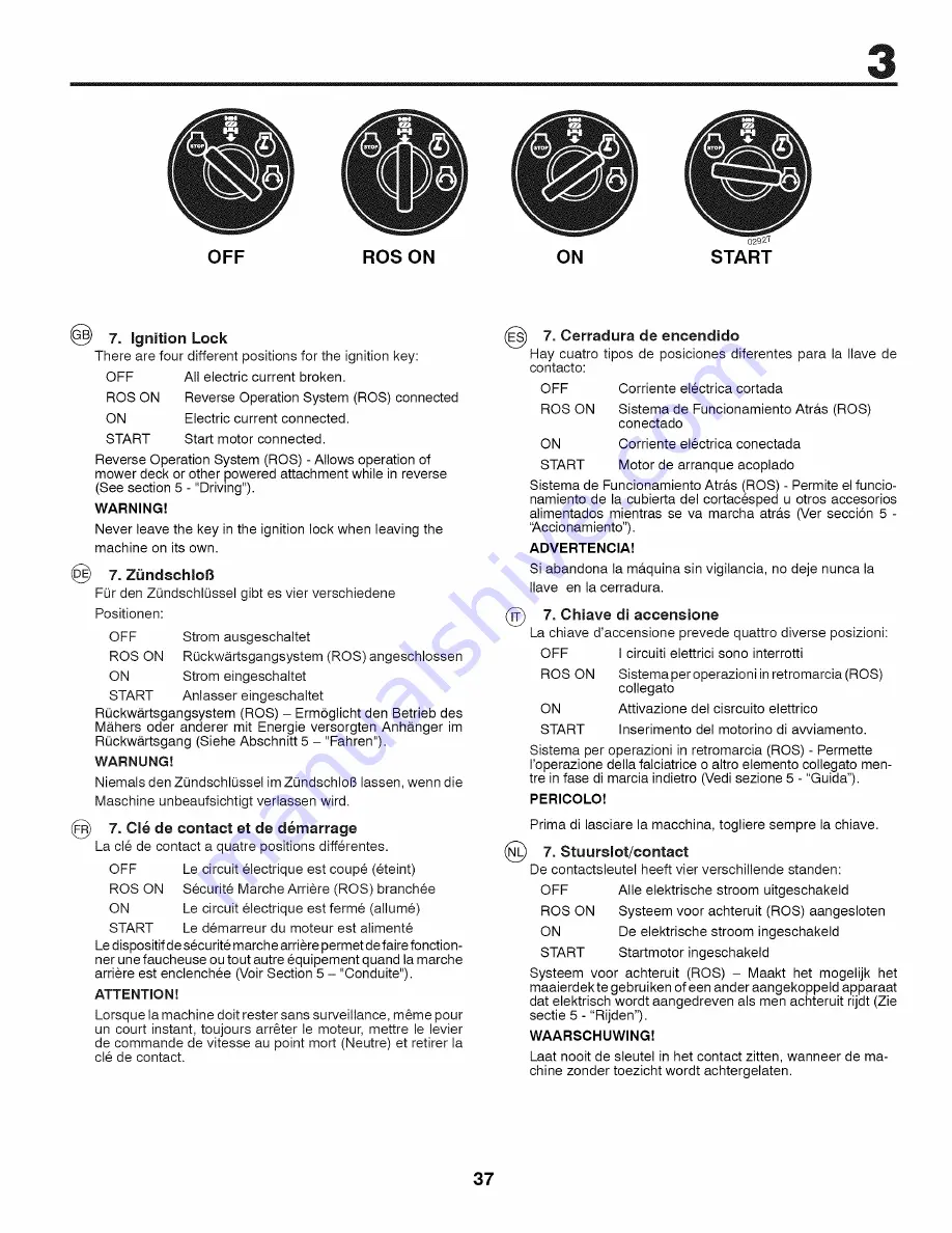 Craftsman 25370 Instruction Manual Download Page 37