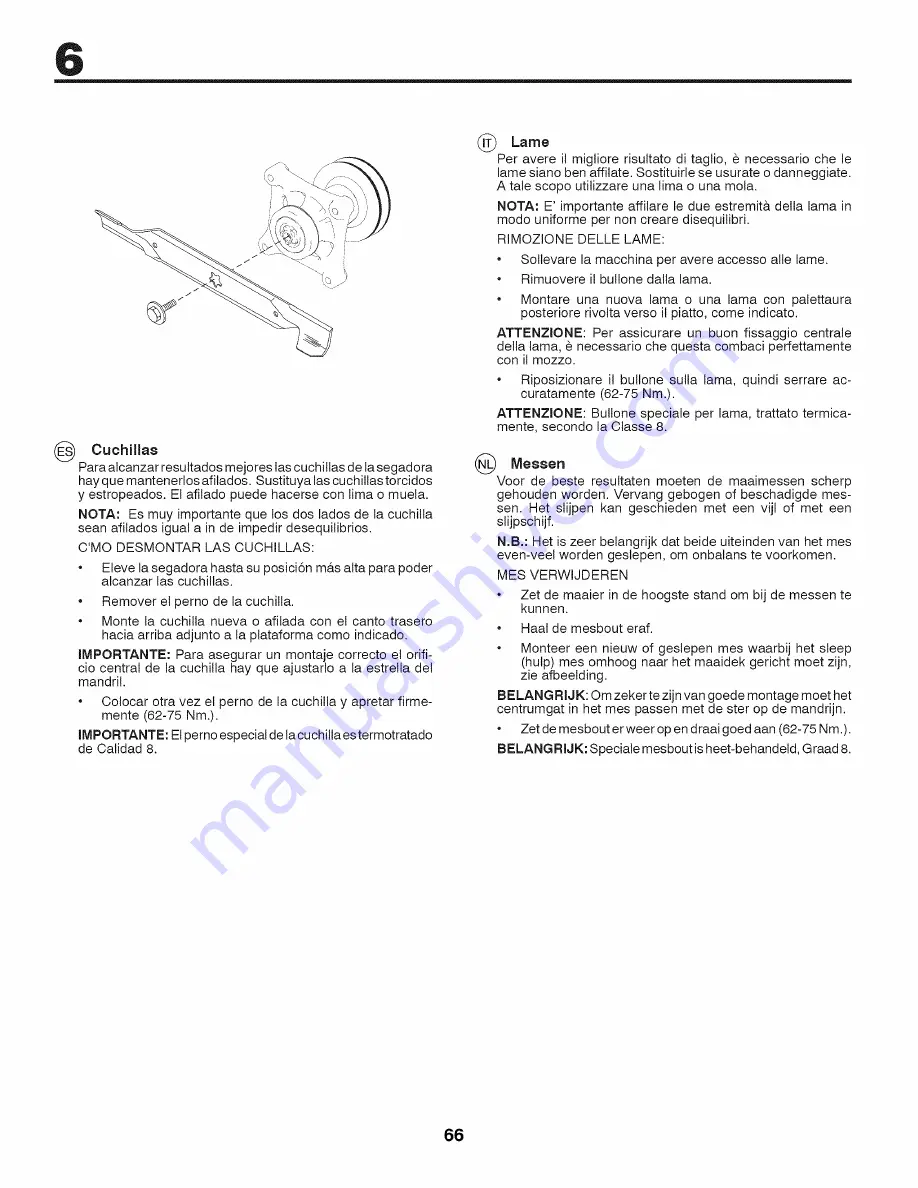 Craftsman 25370 Скачать руководство пользователя страница 66