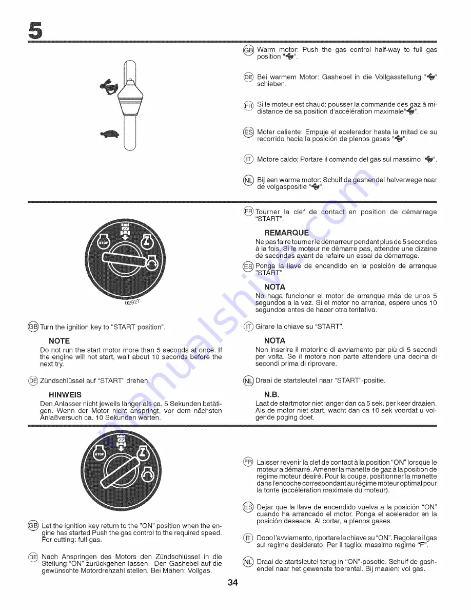 Craftsman 25403 Instruction Manual Download Page 34