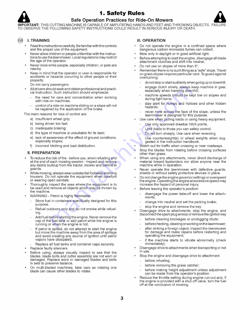 Craftsman 25413 Instruction Manual Download Page 3