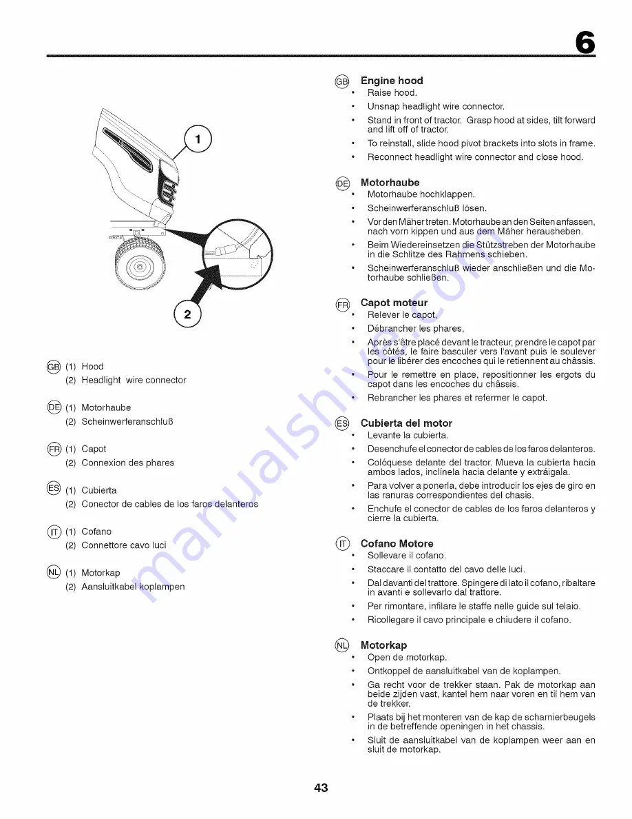 Craftsman 25413 Instruction Manual Download Page 43