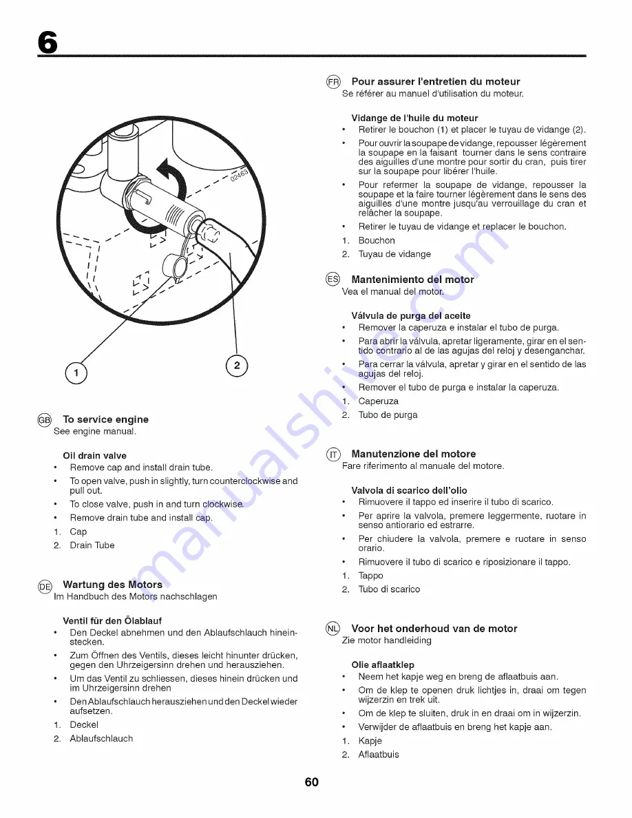 Craftsman 25417 Instruction Manual Download Page 60