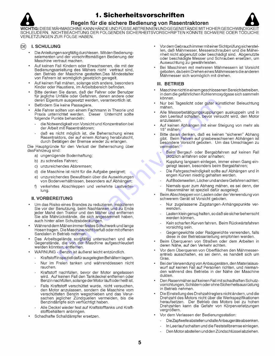 Craftsman 25419 Instruction Manual Download Page 5