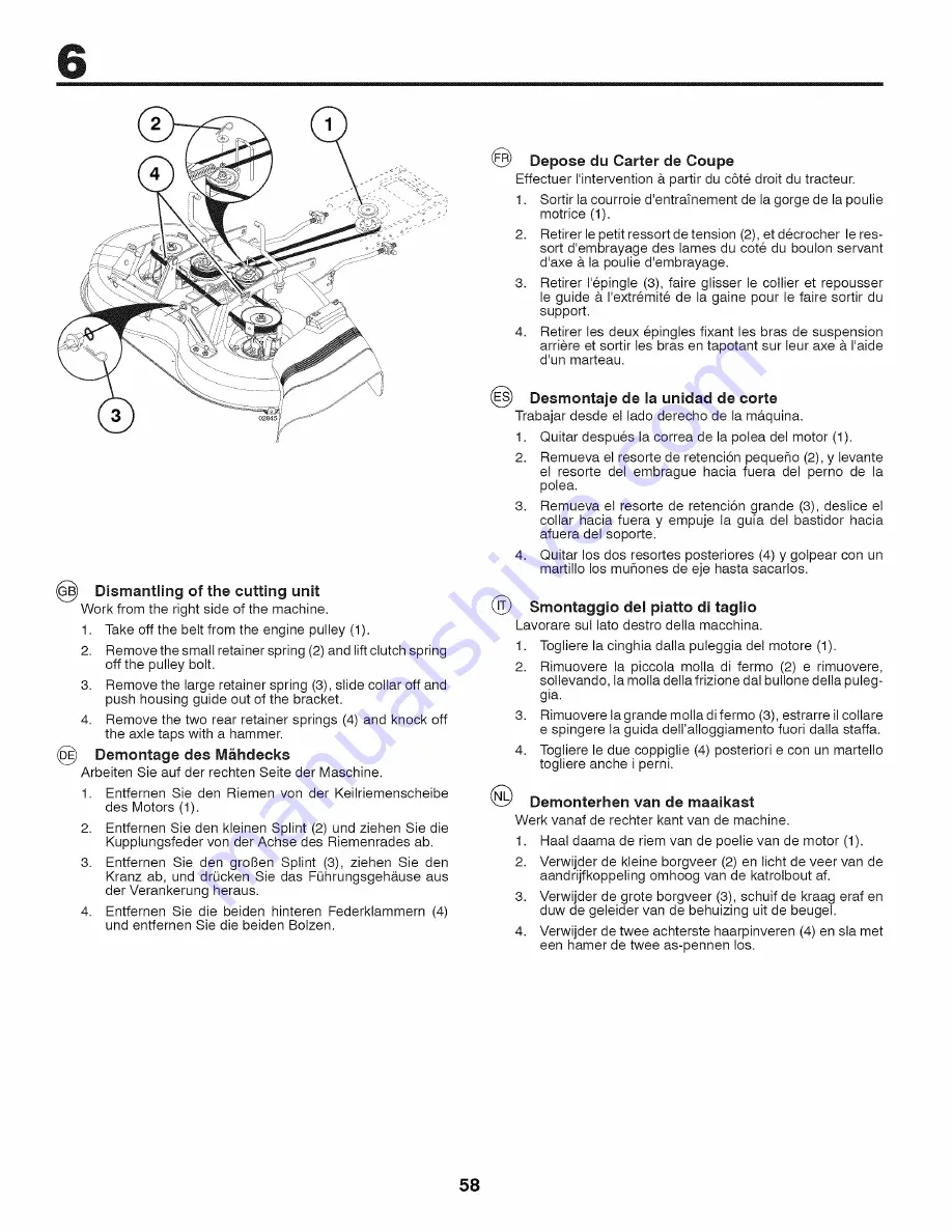 Craftsman 25419 Instruction Manual Download Page 58