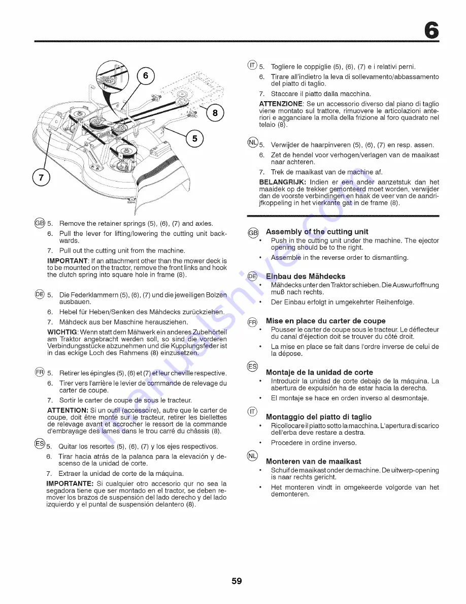 Craftsman 25419 Скачать руководство пользователя страница 59