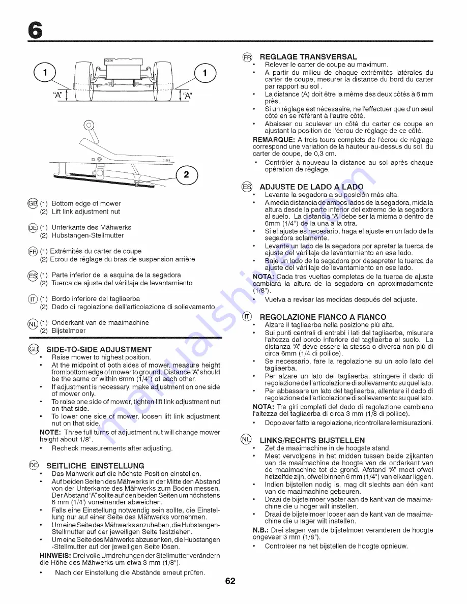 Craftsman 25419 Instruction Manual Download Page 62