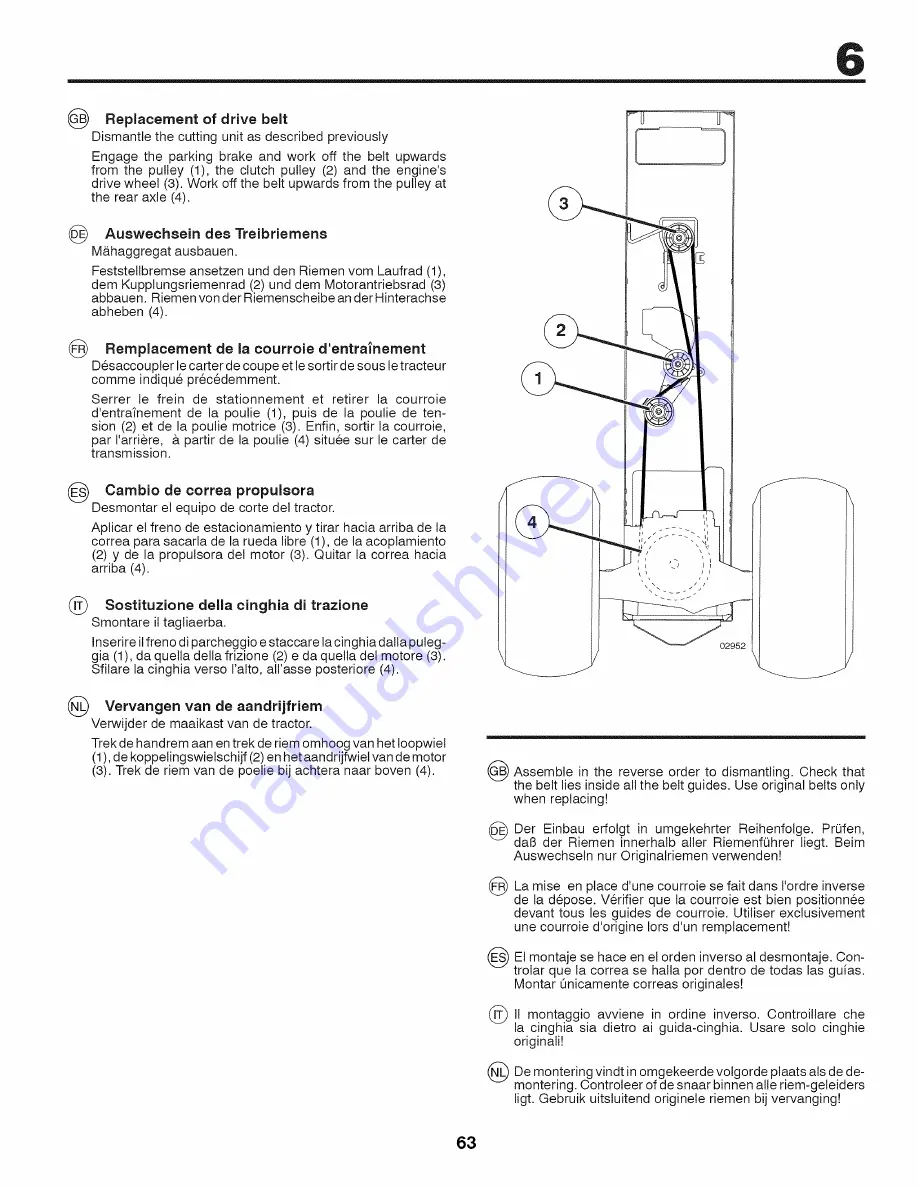 Craftsman 25419 Скачать руководство пользователя страница 63