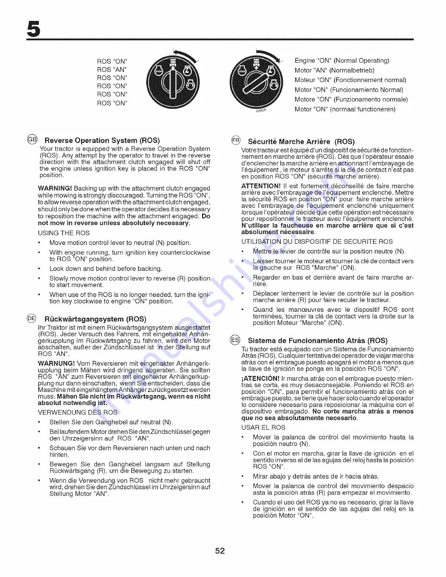 Craftsman 25421 Instruction Manual Download Page 52