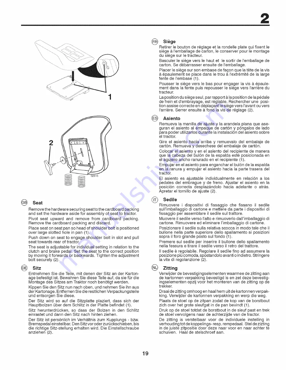 Craftsman 25421 Instruction Manual Download Page 107