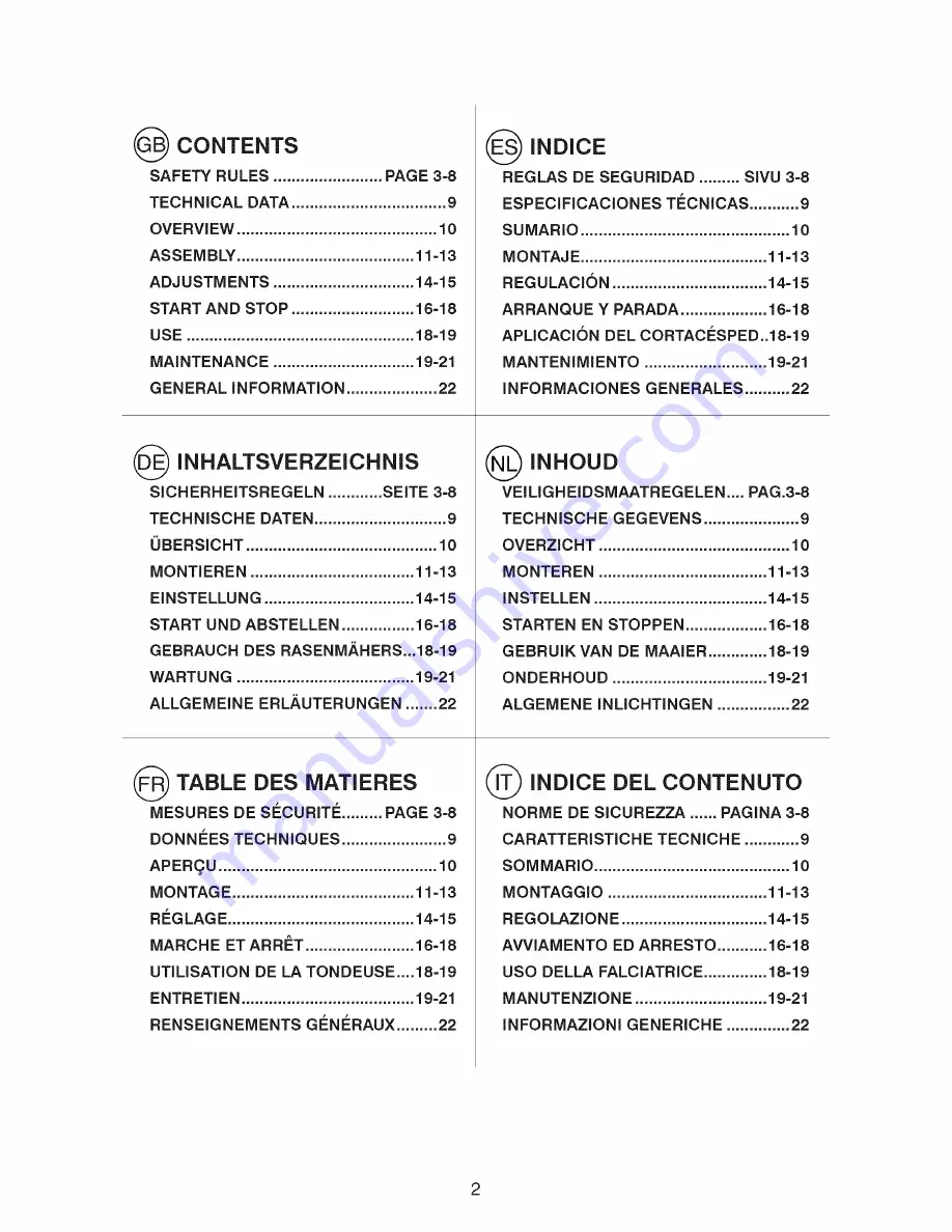 Craftsman 25439 Instruction Manual Download Page 2