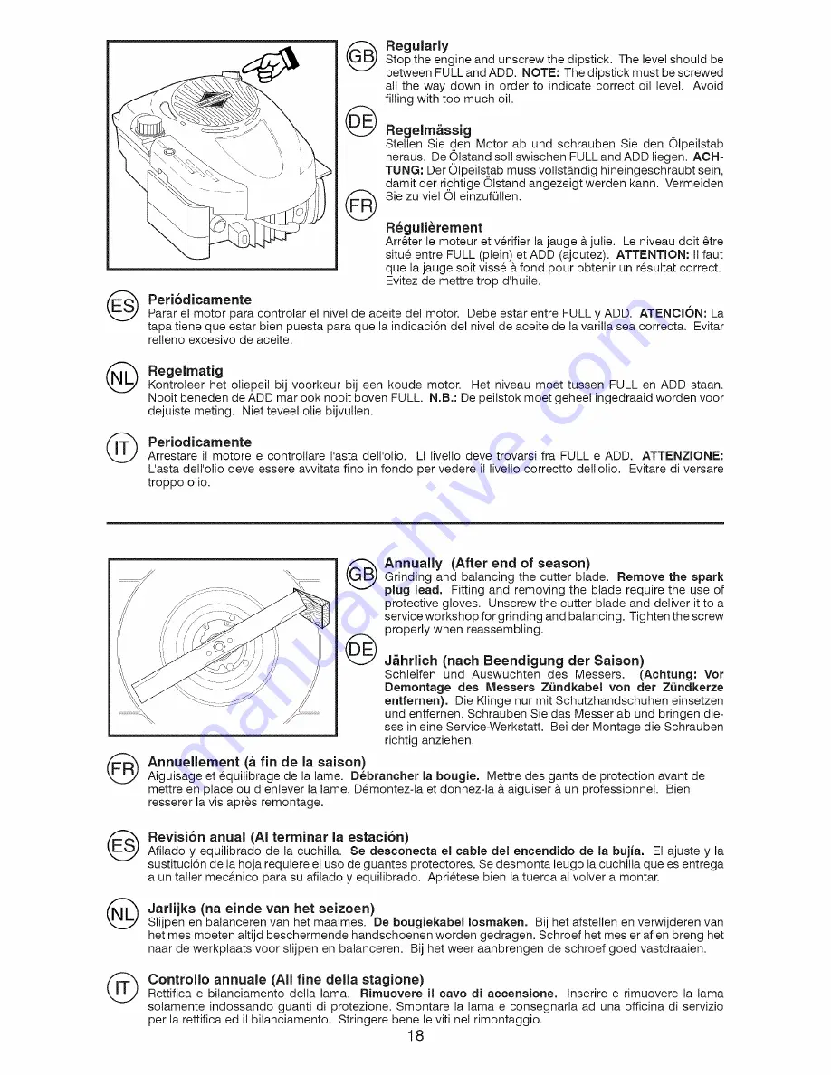 Craftsman 25459 Instruction Manual Download Page 18