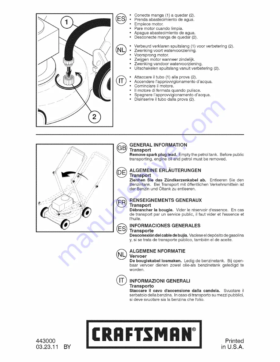 Craftsman 25459 Instruction Manual Download Page 20