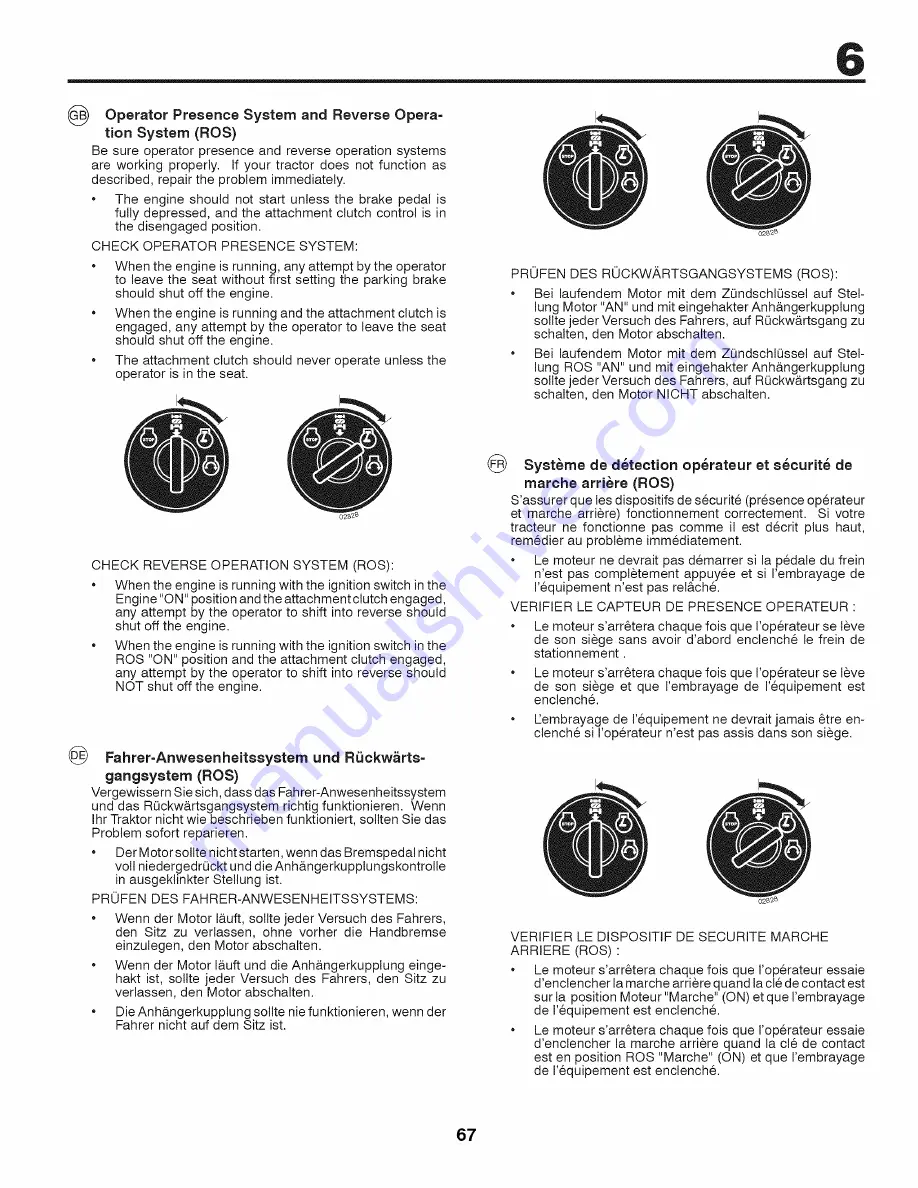 Craftsman 25489 Instruction Manual Download Page 67