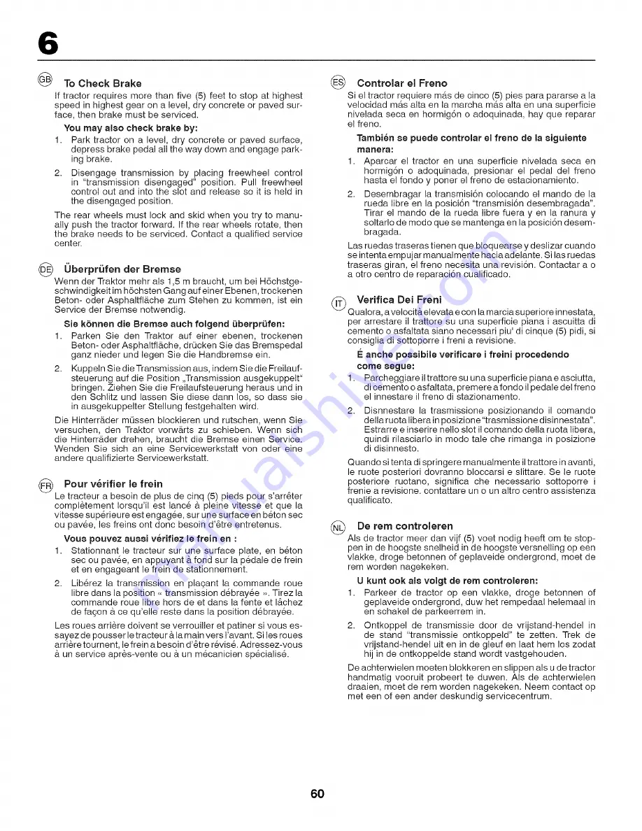 Craftsman 25672 Instruction Manual Download Page 60