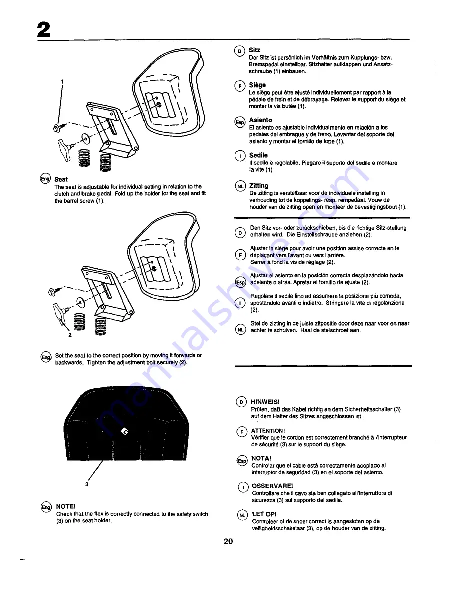 Craftsman 25923 Instruction Manual Download Page 8