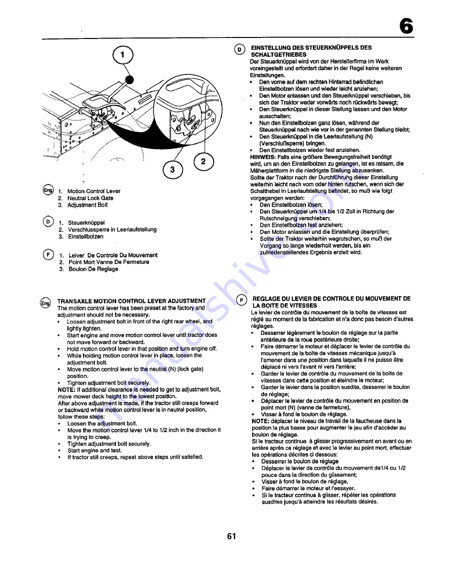 Craftsman 25923 Instruction Manual Download Page 40