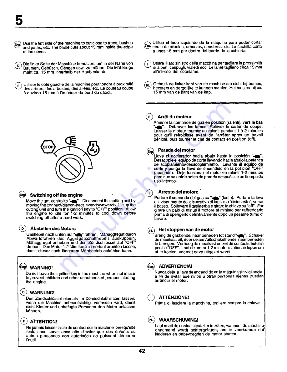 Craftsman 25O43 Instruction Manual Download Page 42