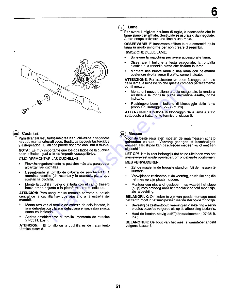 Craftsman 25O43 Скачать руководство пользователя страница 51