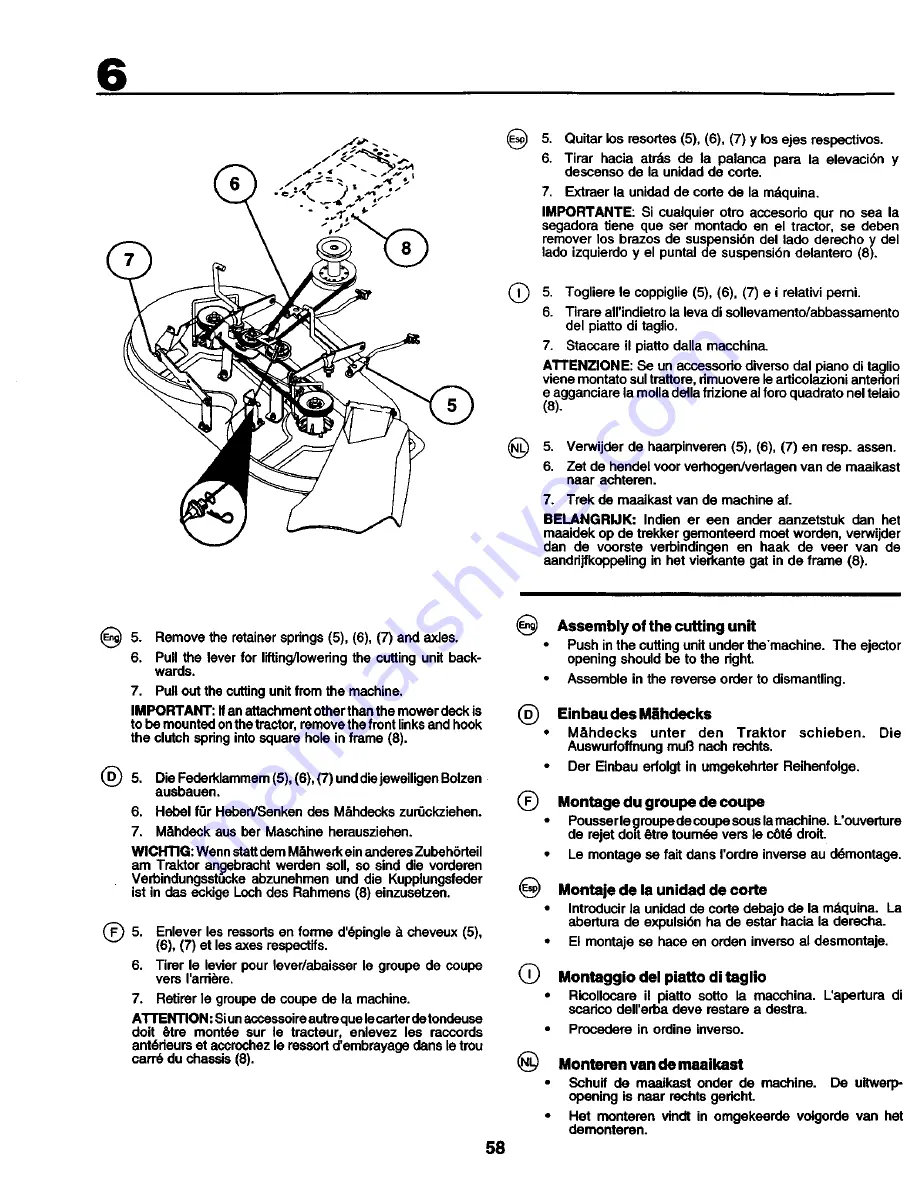 Craftsman 27701 Instruction Manual Download Page 58