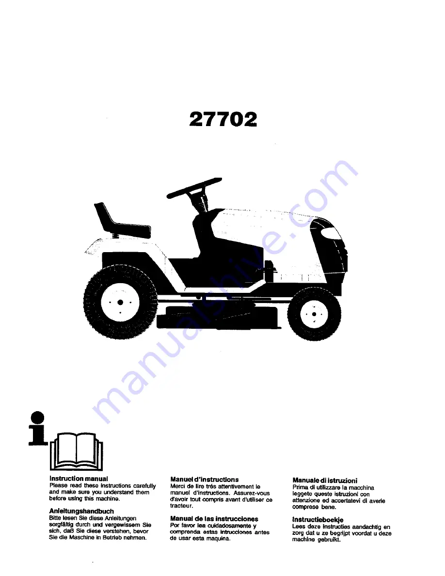 Craftsman 27702 Скачать руководство пользователя страница 1