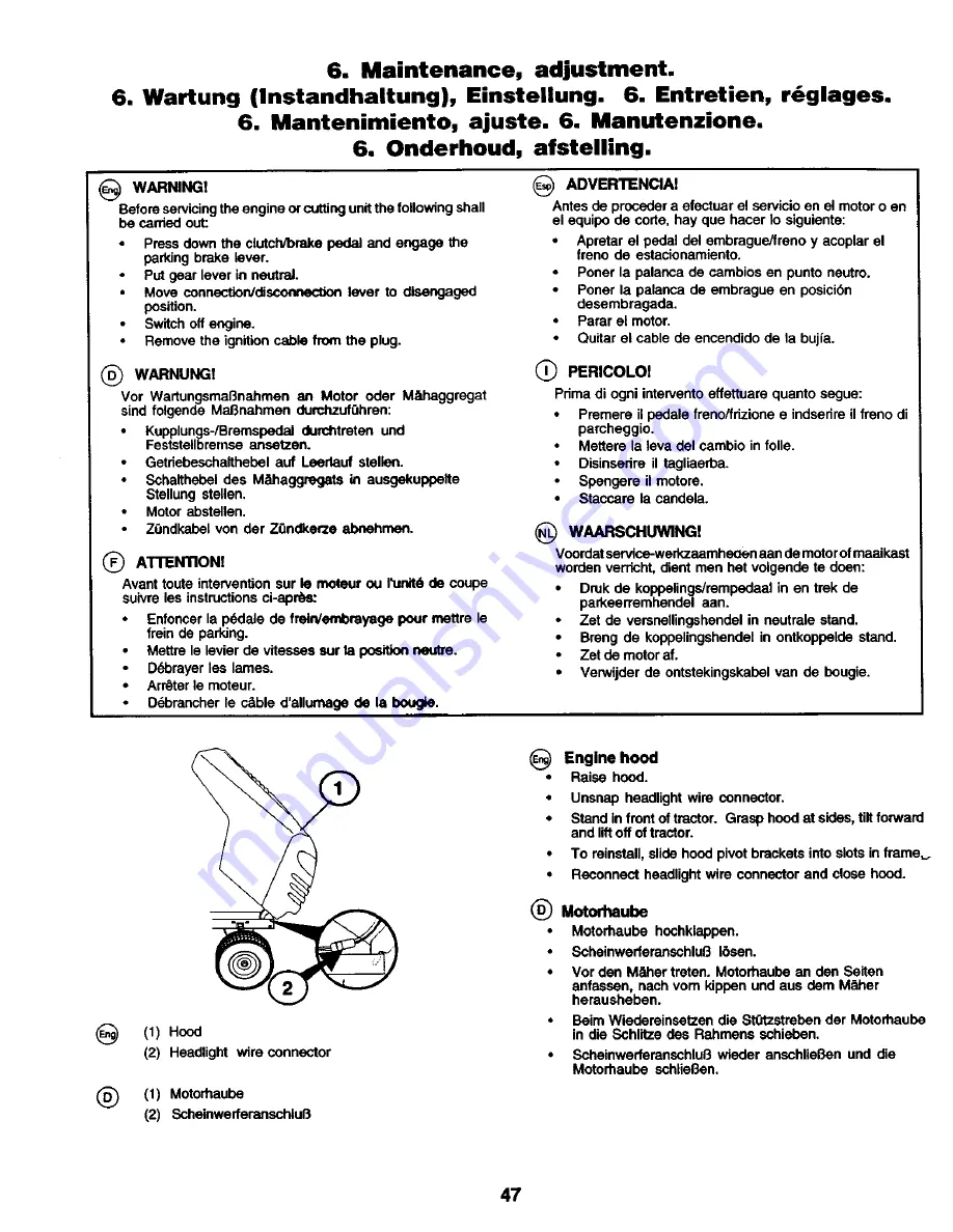 Craftsman 27702 Instruction Manual Download Page 47