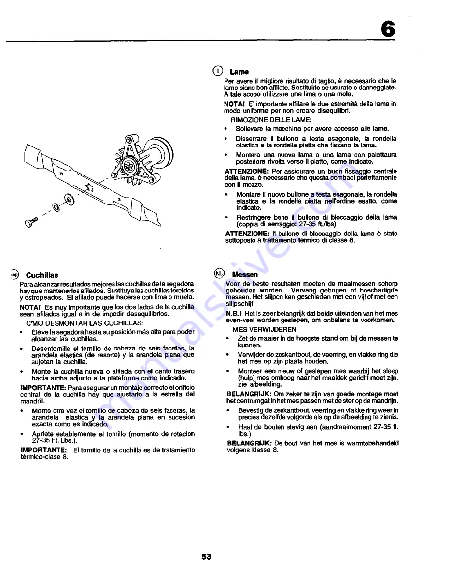 Craftsman 27707 Instruction Manual Download Page 53