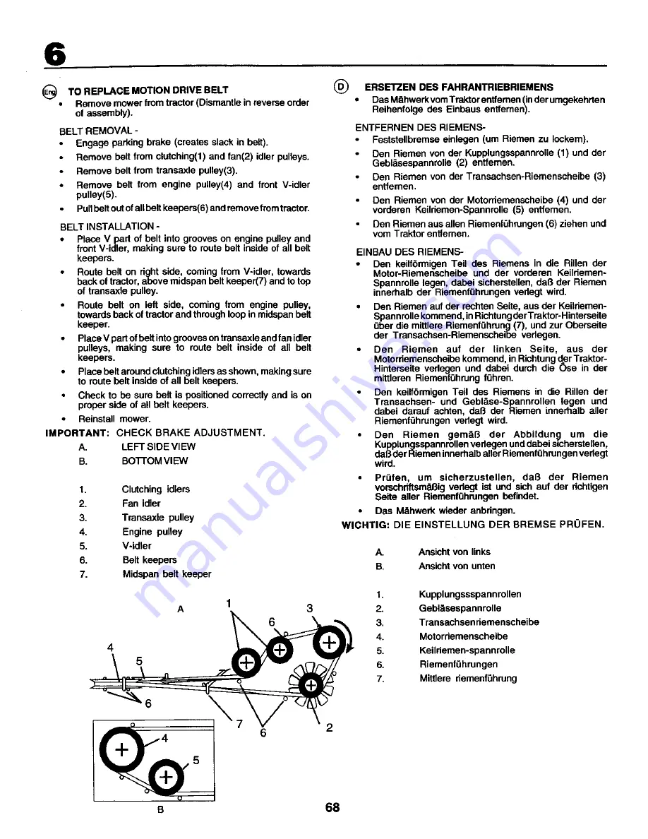 Craftsman 27709 Instruction Manual Download Page 68