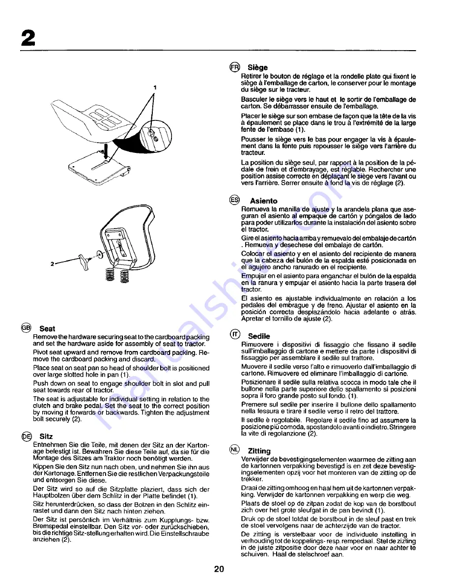 Craftsman 27715 Instruction Manual Download Page 20