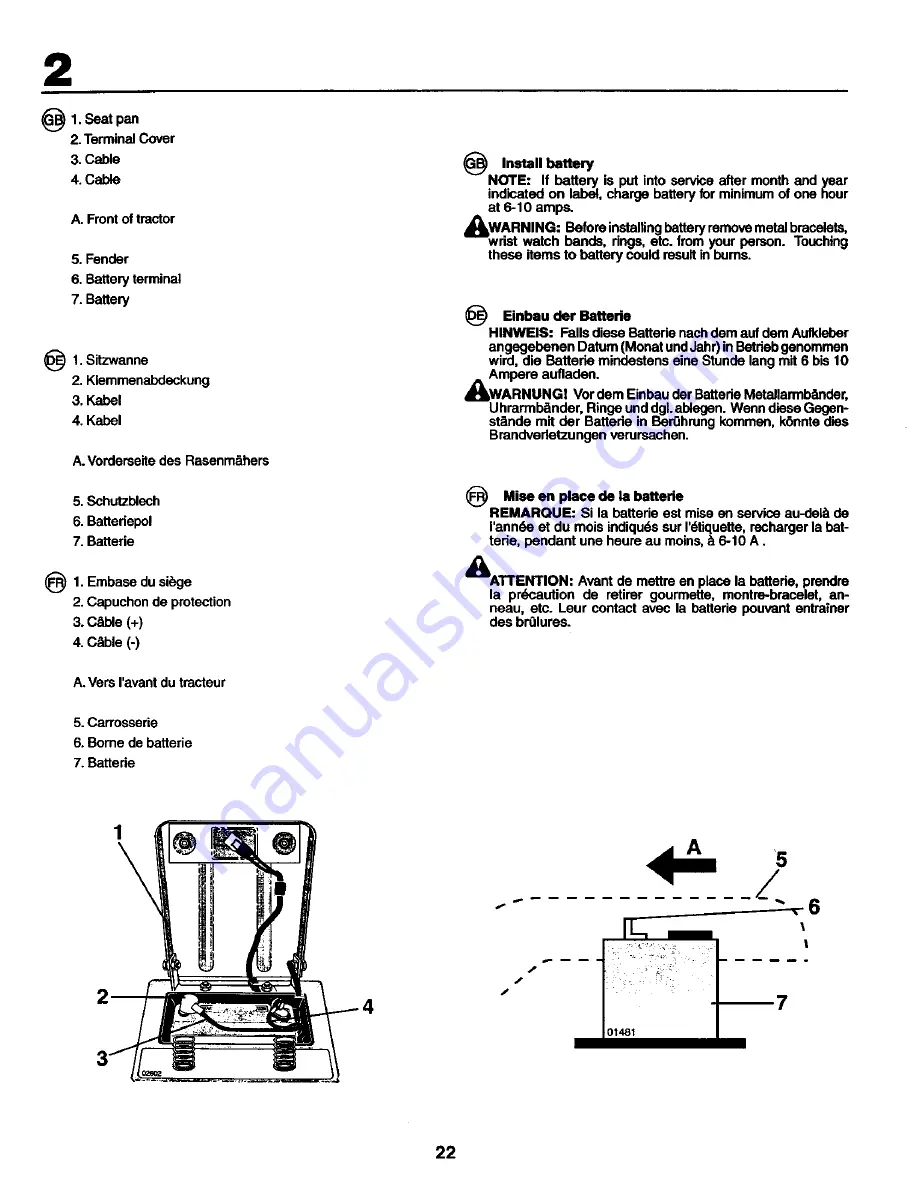 Craftsman 277152 Instruction Manual Download Page 22