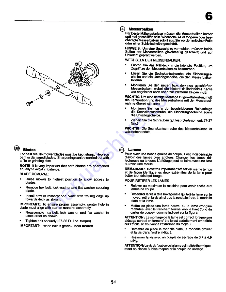 Craftsman 277152 Instruction Manual Download Page 51