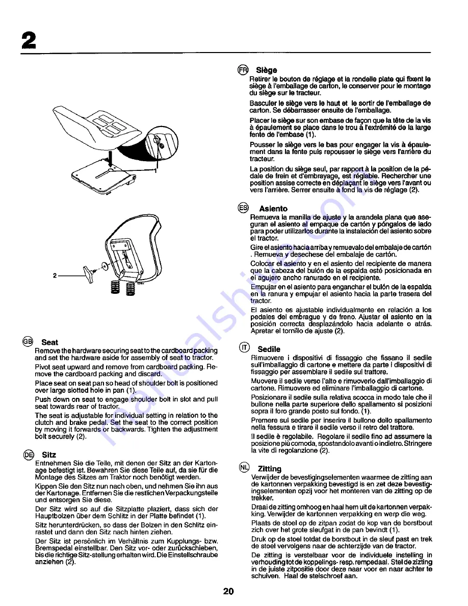 Craftsman 27725 Instruction Manual Download Page 20