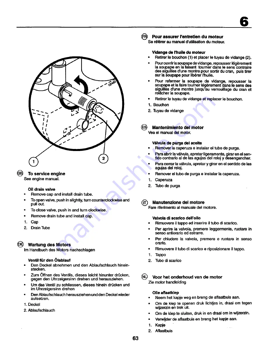 Craftsman 27726 Instruction Manual Download Page 63