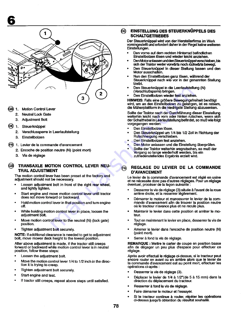 Craftsman 27726 Instruction Manual Download Page 78