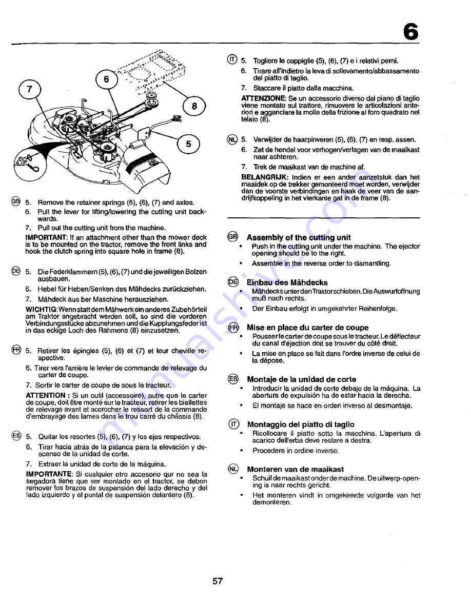 Craftsman 27734 Instruction Manual Download Page 57