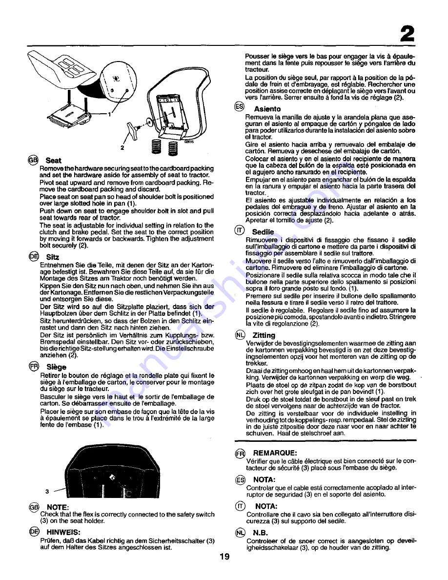 Craftsman 27741 Instruction Manual Download Page 19