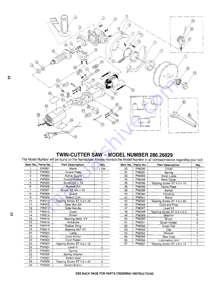 Craftsman 286.26829 Скачать руководство пользователя страница 12