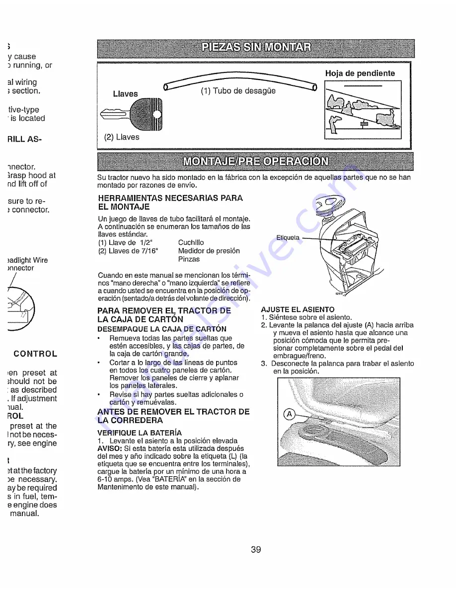 Craftsman 28928 - YT 4000 24hp 46