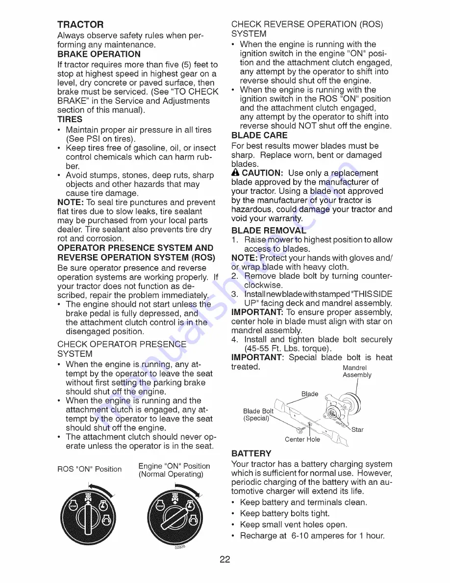 Craftsman 28991 Owner'S Manual Download Page 22