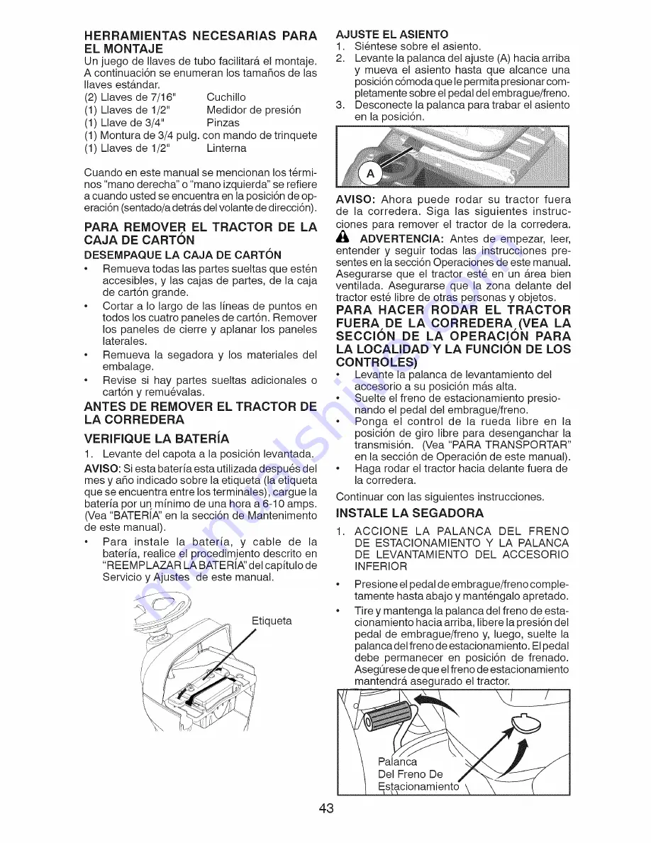 Craftsman 28991 Owner'S Manual Download Page 43