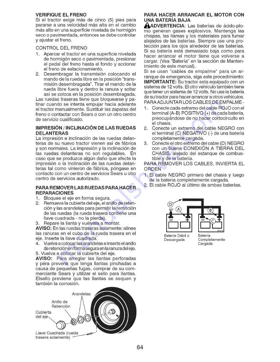 Craftsman 28991 Owner'S Manual Download Page 64