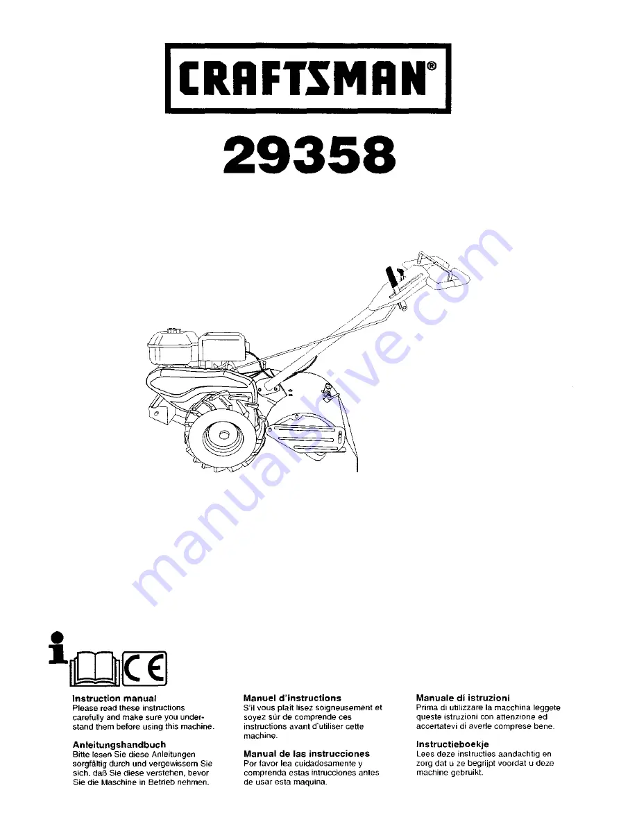 Craftsman 29358 Скачать руководство пользователя страница 1