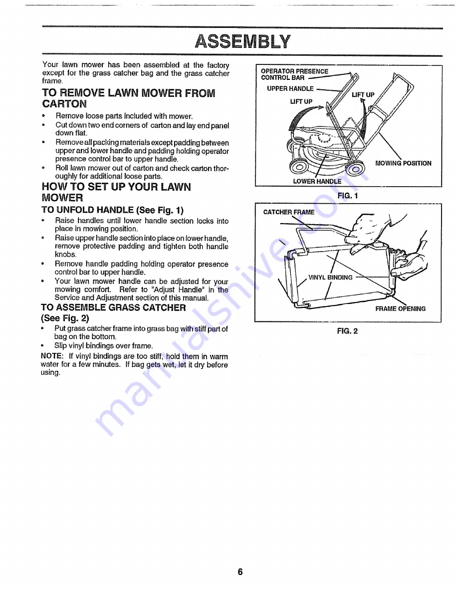 Craftsman 2One 917.383280 Owner'S Manual Download Page 6