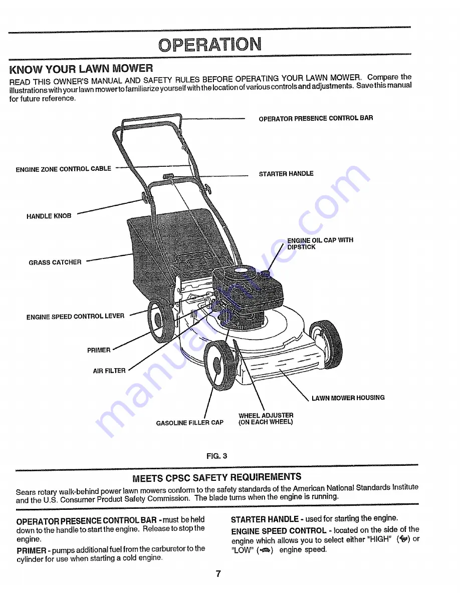 Craftsman 2One 917.383280 Owner'S Manual Download Page 7