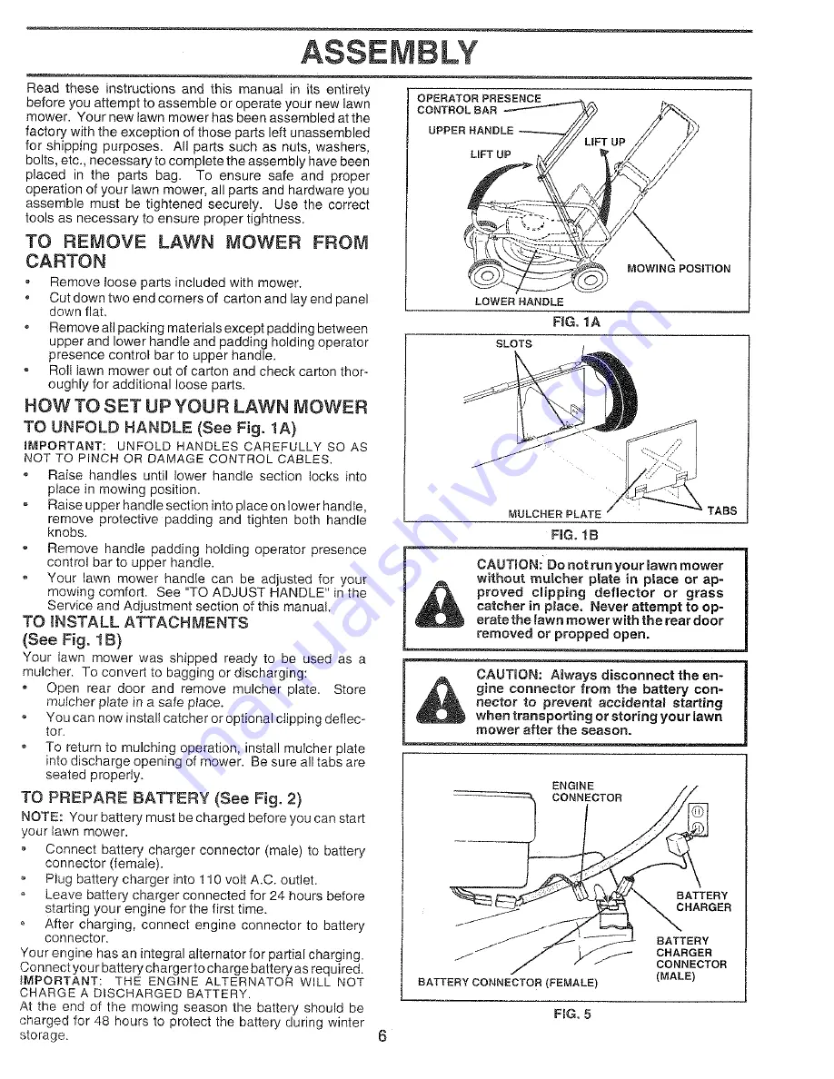 Craftsman 3-ONE CONVERTIBLE 917.37459 Скачать руководство пользователя страница 6