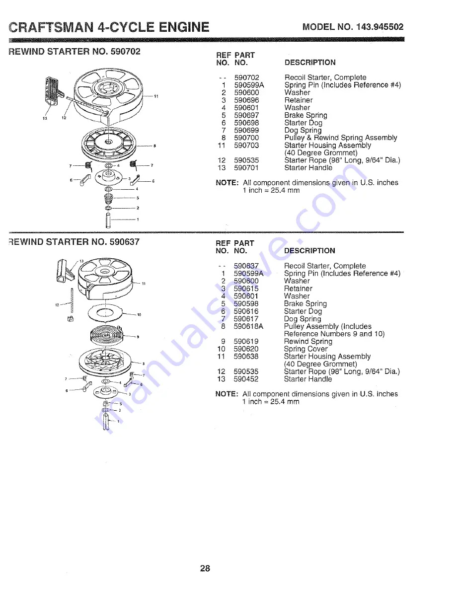 Craftsman 3-ONE CONVERTIBLE 917.37459 Скачать руководство пользователя страница 28