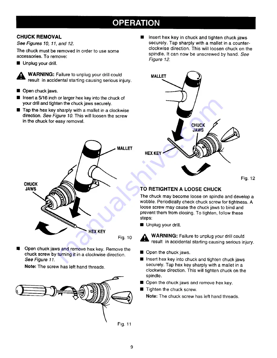 Craftsman 315.101120 Скачать руководство пользователя страница 9