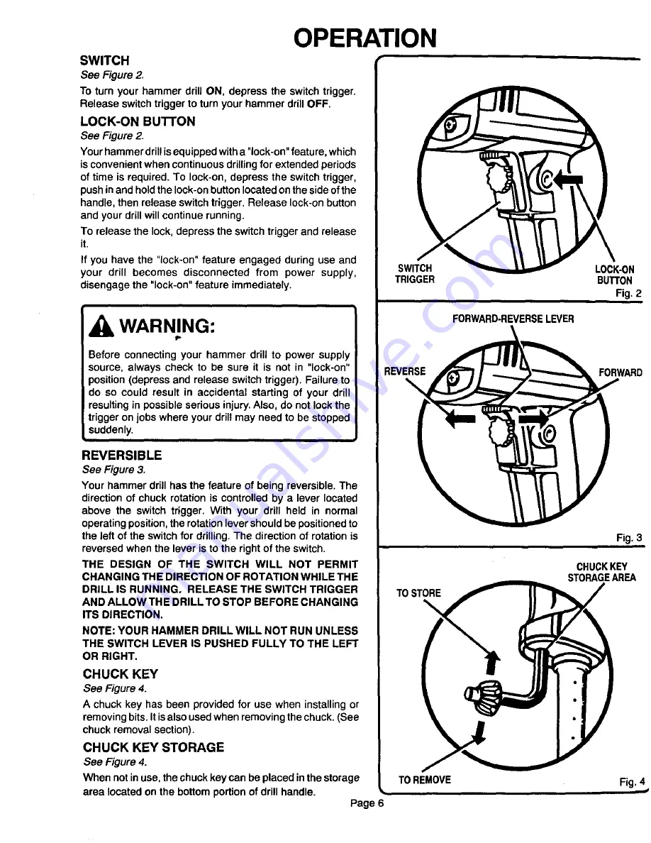 Craftsman 315.101390 Owner'S Manual Download Page 6