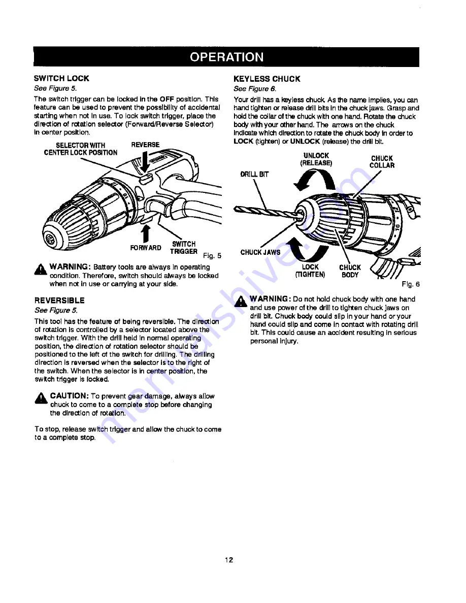 Craftsman 315.114520 Скачать руководство пользователя страница 12