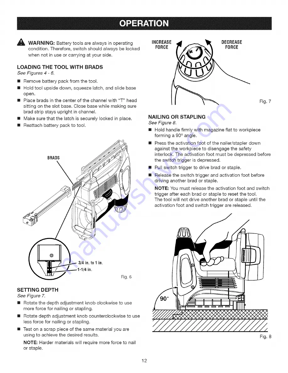 Craftsman 315.115122 Operator'S Manual Download Page 12